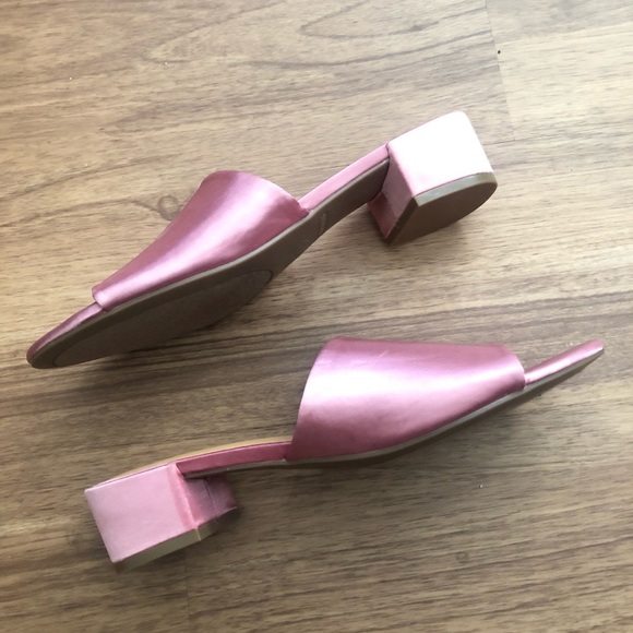 Pink Heeled Sandals - Picture 2 of 3